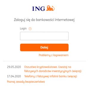 ing business online logowanie.